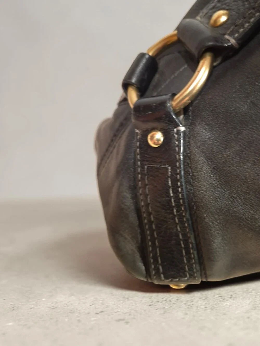 Coach Carly Leather Shoulder Bag